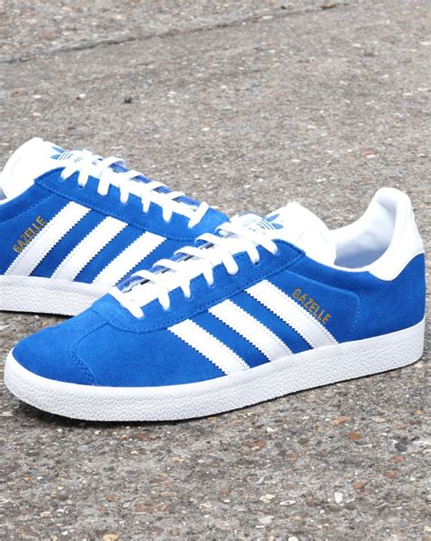 blue Adidas gazelle men's